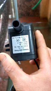 Máy bơm nước chìm mini 18W điện 220V Bơm quạt hơi nước Bể cá thủy sinh Hòn non bộ (LƯU Ý KHÔNG CÓ PHÍCH CẮM)