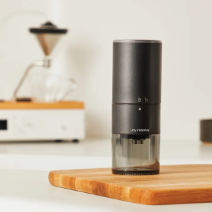 Portable Electric Stainless Steel Burr Grinder - Elegant Black