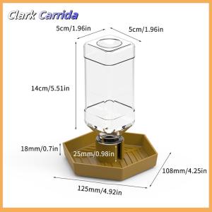 Christmas gift [Clark Carrida] Reptiles Water Feeder Bowl Food Feeder Water Bottle For Reptiles Pet Antislip Automatic Water Dispenser For Lizards