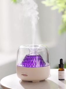 Essential Oil Diffuser for Home Aroma Diffusers Aromatherapy Scent Ultrasonic Cool Mist Humidifier with 7 Color Light Modern Style Fragrance for Yoga Spa Bath Office Black