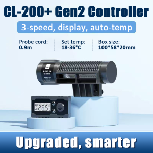 Old Fisherman-Aquarium Fan Automatic Temperature Control Aquarium Fish Tank Silent Cooling 12V 3W/4W