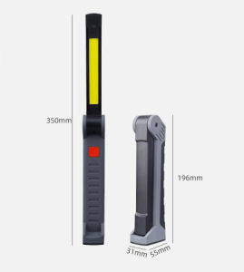 AE Super bright magnetic auto repair work light rechargeable and foldable for outdoor use LED Flashlight