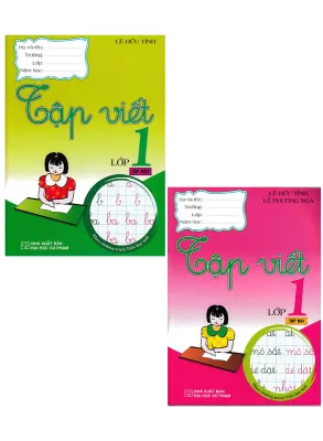COMBO TẬP VIẾT LỚP 1 TẬP 1 + TẬP 2 (BỘ 2 CUỐN