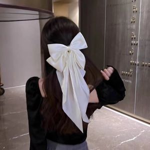 Large Hair Bows for Women: Stylish Big Bow Clip Scarf & French Barrette