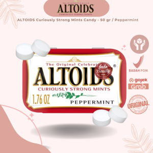ALTOIDS Classic Peppermint Breath Mints 1.76 oz Tin