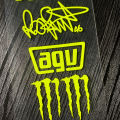 46 Rossi Reflective Helmet Decorative Monster Energy Body Anti Scratch Stickers Accessories. 