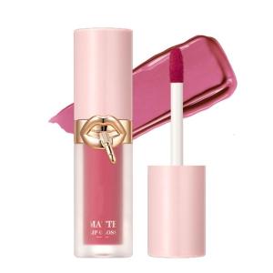 Matte Liquid Lipstick MakeupLong Lasting Wear Non Stick Cup Lipstick Waterproof Lip Gloss Valentine Day Gift for Womens