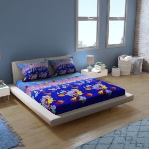 Sprei motif anak anti luntur size 90x200 100x200 120x200 160x200 180x200 200x200