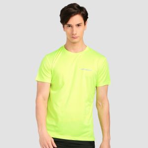 Uptimaze Kaos Jersey Dry Fit Olahraga Running Gym Tennis - Neon Green