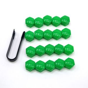 DUY26 17/19/21mm Anti-Rust Exterior Decoration Hub Screw Protector Car Accessories Bolt Hub Caps Car Wheel Nut Caps Protection Caps Tyre Nut Bolt Auto Hub Screw Cover