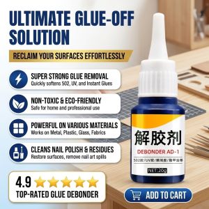 Quick-Dissolving Adhesive Remover Powerful Degreaser Adhesive Residue Cleaner Super Glue Removal Agent Sticker Glue Cleaner for Home Workshop Daily Cleaning