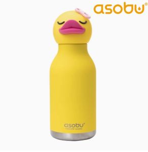 Asobu Beastie 460ml Double-walled Stainless steel Bottle with straw (Keep cold for up to 24hours)