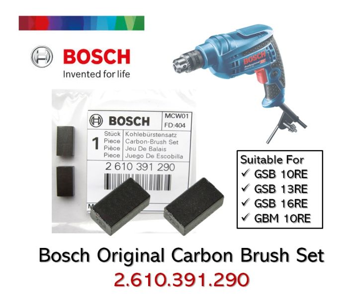 Bosch Original Carbon Brush 2610391290 For GSB 10RE GSB 13RE