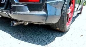 TERMURAHTERLARIS KNALPOT MOBIL RACING HKS UJUNG 25 INCHI STENLIS WARNA BIRU/PELANGI KARAKTER SUARA FULL KERING GAHAR