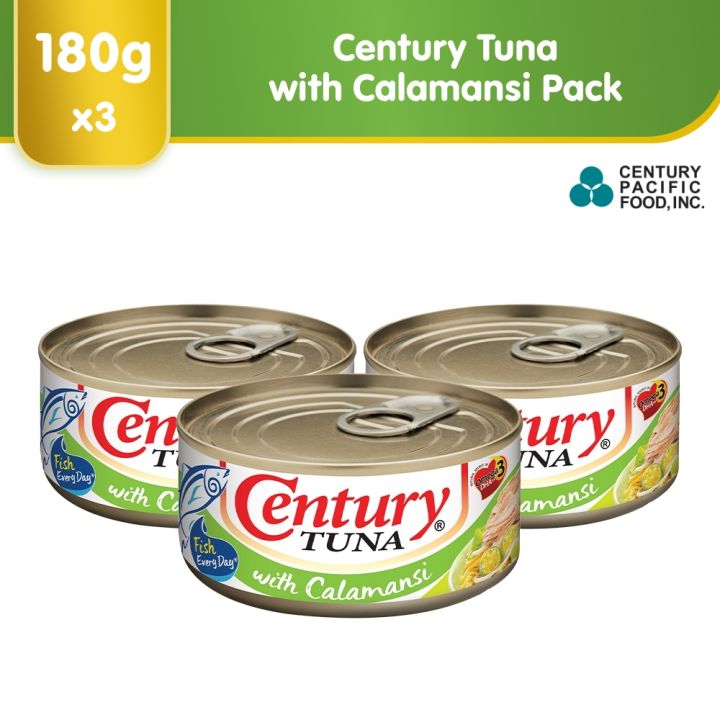 Century Tuna with Calamansi 180g Pack of 3 | Lazada PH