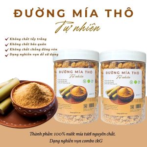 Đường Mật mía thô tự nhiên Nghiền vụn Sachifood từ mía tươi Không chất tẩy trắng Không chất bảo quản