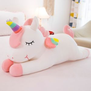 Unicorn Toys for Girls Soft Cute Rainbow Wing Unicorn Doll Plush Toy Kids Birthday Gift Anak Patung Unicorn Hadiah Birthday Untuk Perempuan 娃娃