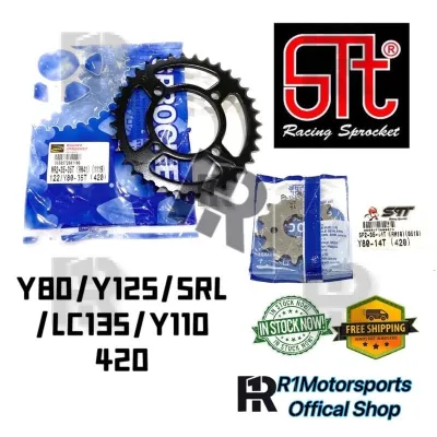 [STT]RXZ LC135 SRL Y80 Y100 420 Sprocket Steel Harden Front Rear 14 15 16 30 31 32 33 34 35 36 37 38