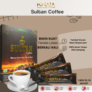 Khaia Sultan Coffee Kopi Kesehatan Pria 1 Box isi 10 Sachet