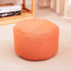 【Wuxih】Household Small Stool Tatami Stool Lazy Floor Cushion Small Apartment Footstool Bedroom round Low Stool Shoe Changing Stool/Under Desk Foot Rest Ergonomic Leg Foam Footrest Relaxin  porzingis.sg