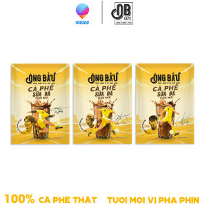 Hộp  240G/ 255G - 10 Gói 24G/ 15 Gói 17G Cafe - Cà Phê Sữa Đá Tươi Mới Ông Bầu – NUTIFOOD – YOOSOO