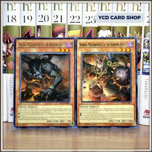 [YCDcardgame] Thẻ bài Yugioh Chính Hãng Set 2 Burning Abyss - Rare