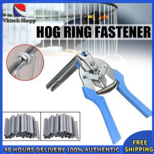 Vktech คีมสแตนเลสสำหรับประกอบกรงสัตว์เลี้ยงพร้อมตะปู 600 ตัว เหมาะสำหรับงานสร้างกรงและสวนหย่อม เครื่องมือใช้งานง่าย