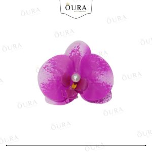 Jepit Bunga Anggrek Hairclip Flower Orchid Korean Style Aksesoris Rambut Motif Bunga Aesthetic