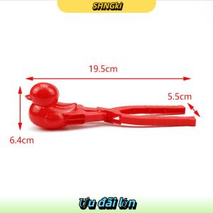 SHNGki Dễ thương Vịt hình gạo khuôn Maker Clip trẻ em ngoài trời nhựa vịt gạo khuôn DIY Snowball Maker Sushi khuôn với xử lý