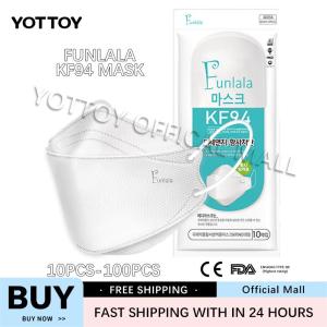 YOTTOY 50Pcs KF94 Korean Design Protective Face Mask 4 Layers High Quality Washable Reusable Safety Protection