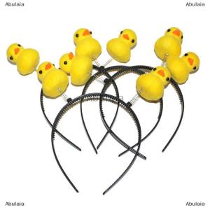 [COD] Abulaia Cartoon Cute Little Yellow Duck Headband Headdress Makeup Thin Hair Hoop Wash Face Hairband For Women Girl Hair Accessories