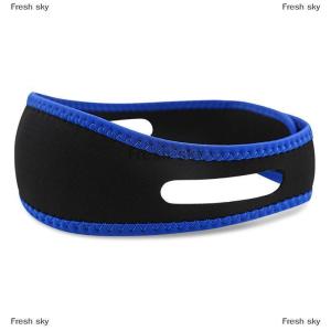 [COD] Fresh sky Anti Snore Chin Strap Nylon Elastic Breathable anti-Snoring Chin Belt Mouth Breathing Band Apnea Belt Improve Sleeping Care Tool