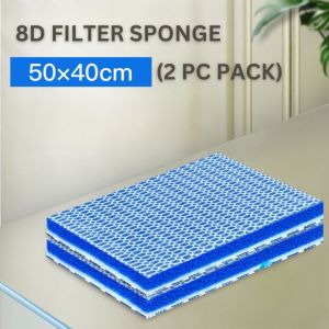 Yee 8 Layers Aquarium Fish Tank Filter Sponge Filter Media Aquarium Water Filtration Accessories White Cotton