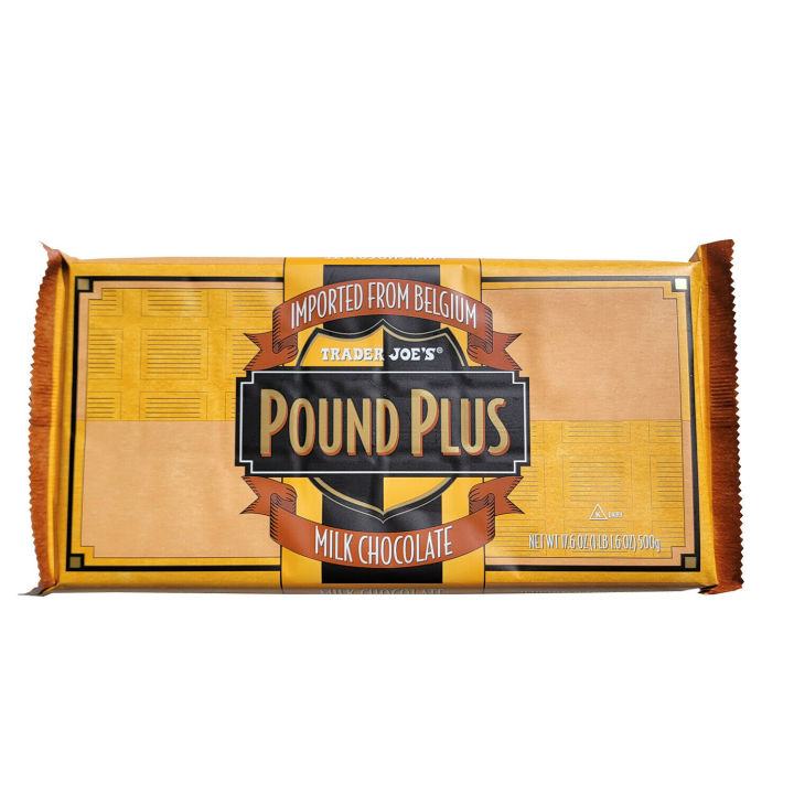 Trader Joe's Pound Plus Milk Chocolate Imported from Belgium (500g ...