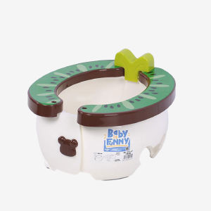 กระโถนนั่งเด็กพกพา 2in1 ปรับเป็นที่นั่งเล่นได้ ลายผลไม้ ทำความสะอาดง่าย