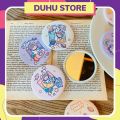 Gương Tròn Mini Cầm Tay - Gương Vuông Nhỏ Trang Điểm Siêu Cute Bỏ Túi Hàn Quốc Tiện Lợi Viền Kim Loại DUHU G03 G01. 