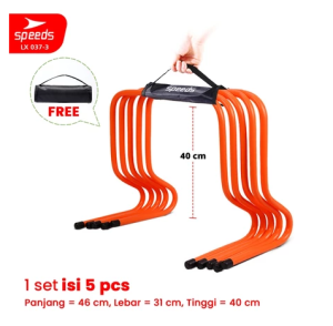 SPEEDS Hurdle isi 5 Alat Melatih Reflek Dan Lompatan Alat Latih Sepak Bola Traning Original 037-3