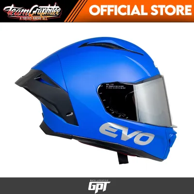 EVO GT SPORTS FULL FACE SINGLE VISOR WITH FREE CLEAR LENS