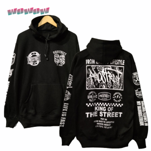 Jaket Hoodie Sweater Prostreet Hoodie King Of The Street Sweater Pro Street SUNMORI MORI RIDERS RIDING TIKUM NIGHT FULL PRINT CLOTHING DISTRO LOCAL BRAND