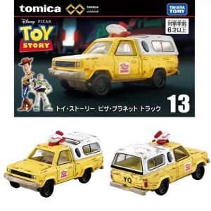 2026 Takara Tomy Tomica Pixar Cars TPU 13 Pizza Planet Delivery Truck Model Vehicle Collectible Toy Display Gift
