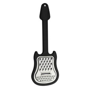 Practical Innovative Guitar Shape Sturdy Stainless Steel Cheese Grater with Comfortable Handle for Quick Prep