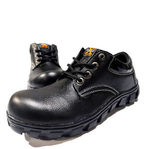 SEPATU SAFETY PRIA UJUNG BESI SEPTY SAVETY KERJA XBASA HITAM TALI READY SIZE 36-45