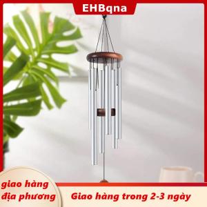 [COD] EHBqna 3PF Ship within 24 hours 26 inch nhôm ống gió Chimes với mặt dây chuyền bằng gỗ Tag cho ban công vườn hành lang bầu không khí trang trí nội thất