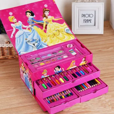 Children Drawing Set 54pcs Set Kids Drawing Art Set Cartoon Painting Pen High Quality School Supplies COD