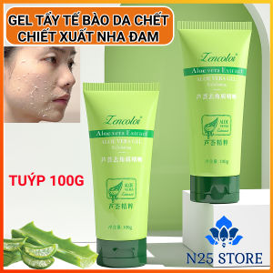 Gel Tẩy Tế Bào Da Chết Chiết Xuất Nha Đam ZENCOLOR Aloe Vera Extract Tuýp 100gr – Tẩy Sạch Da Chết Kiềm Dầu Nhờn Dưỡng Ẩm Giúp Sáng Da