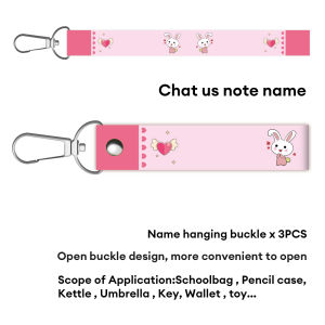 WEPHOTO 3pcs Customizable name labels for kids Personalized Name Tag  Kids Labels Durable  Luggage & Bag Tag  ID Tags Backpack Name Tag