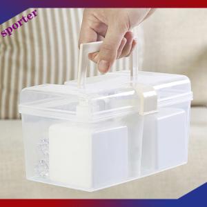 Sporter กล่องเก็บหน้ากากพร้อมหูหิ้วกล่องเก็บของที่เก็บของจิปาถะกันฝุ่นกันน้ำได้