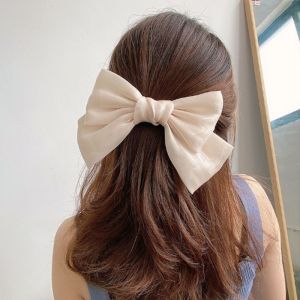 Jedai Jepit Rambut Jepitan Wanita Perempuan Dewasa Tusuk Konde Rambut Model Pita Besar Polos Kain Silk Satin Aksesoris Fashion Gaya Korea Korean Thailand Premium Ori Original