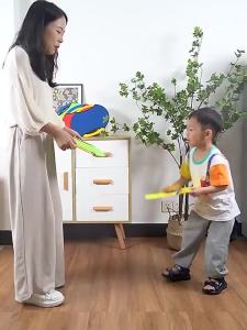 Funny Ball Toy Parent Child Easy Apply Throwing Funny Kids Toy Racket Catch Ball Game Set Interactive Outdoor Sports Toys