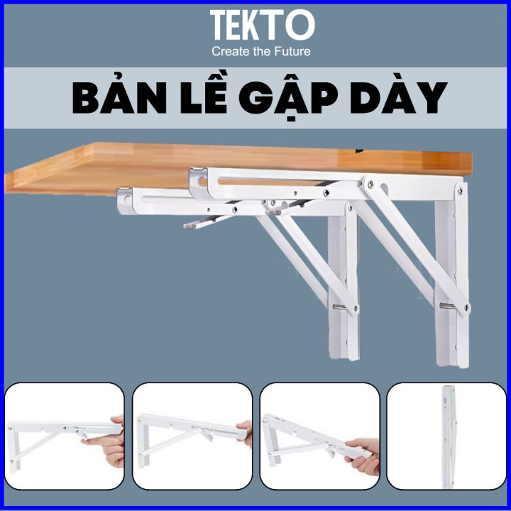 [Mạ kẽm- 1 Cặp - Chữ L] Bản lề gập thông minh , Giá Ke đỡ bàn gấp gọn ...